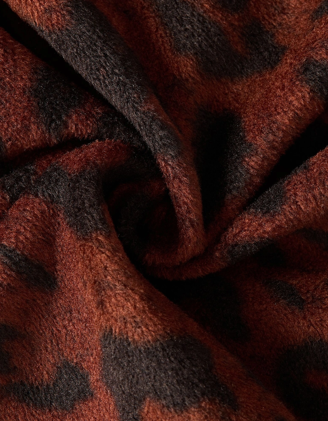Regatta Womens/Ladies Frankie Leopard Print Borg Half Zip Fleece