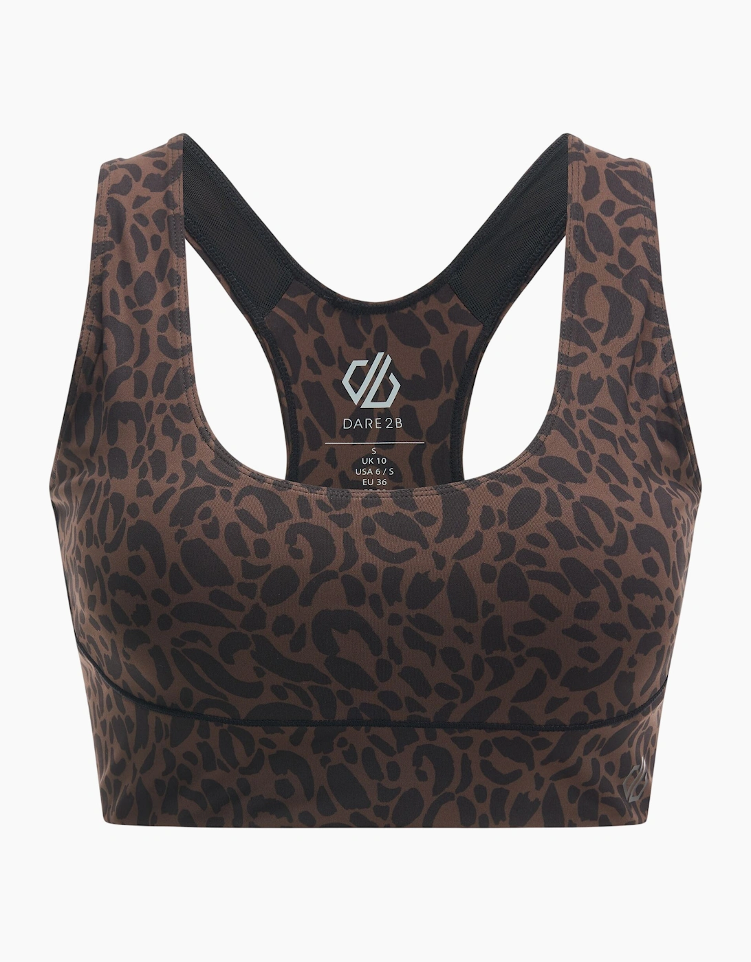 Dare 2B Womens/Ladies Influential Leopard Print Sports Bra
