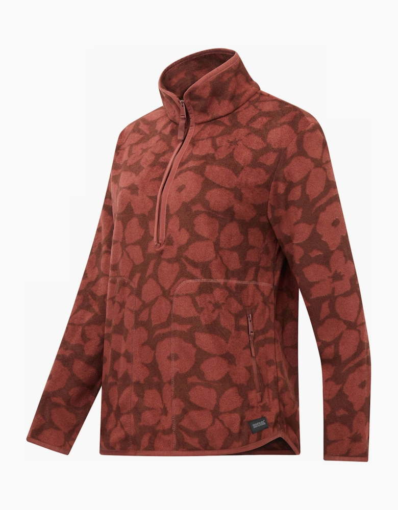 Regatta Womens/Ladies Frankie Shadow Flower Half Zip Fleece
