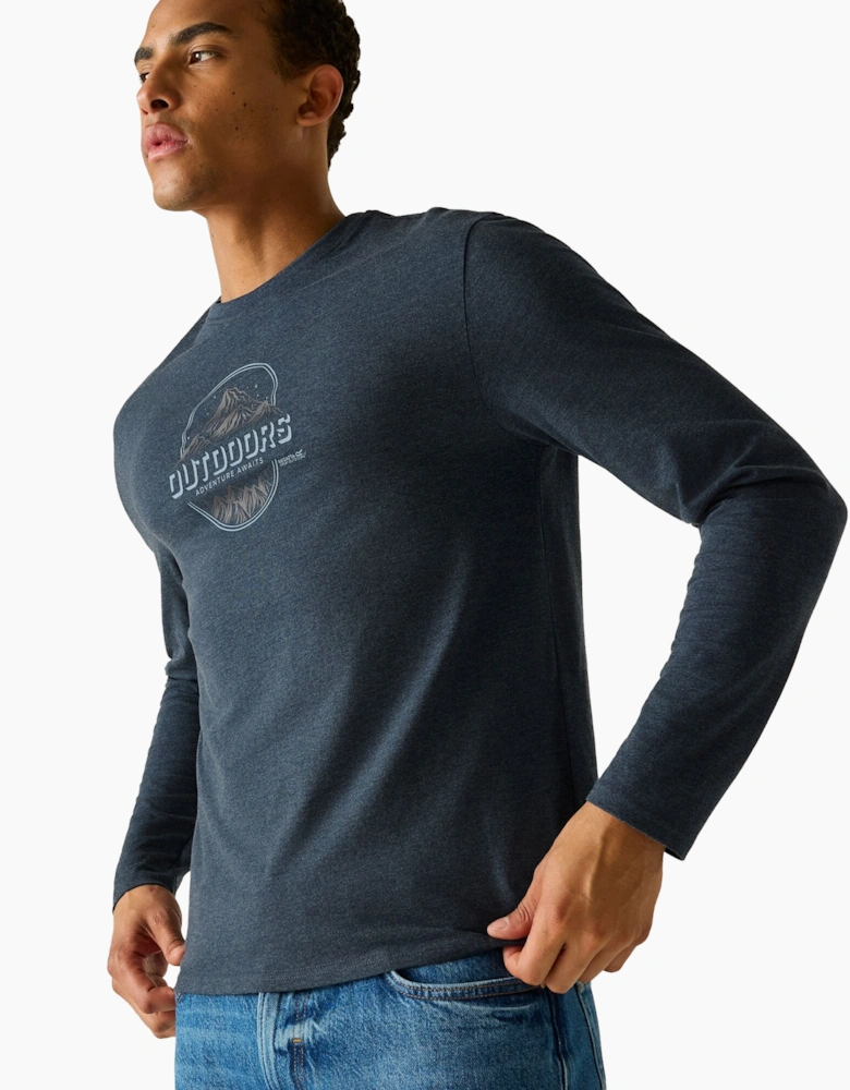 Regatta Mens Maylow Outdoors Long-Sleeved T-Shirt
