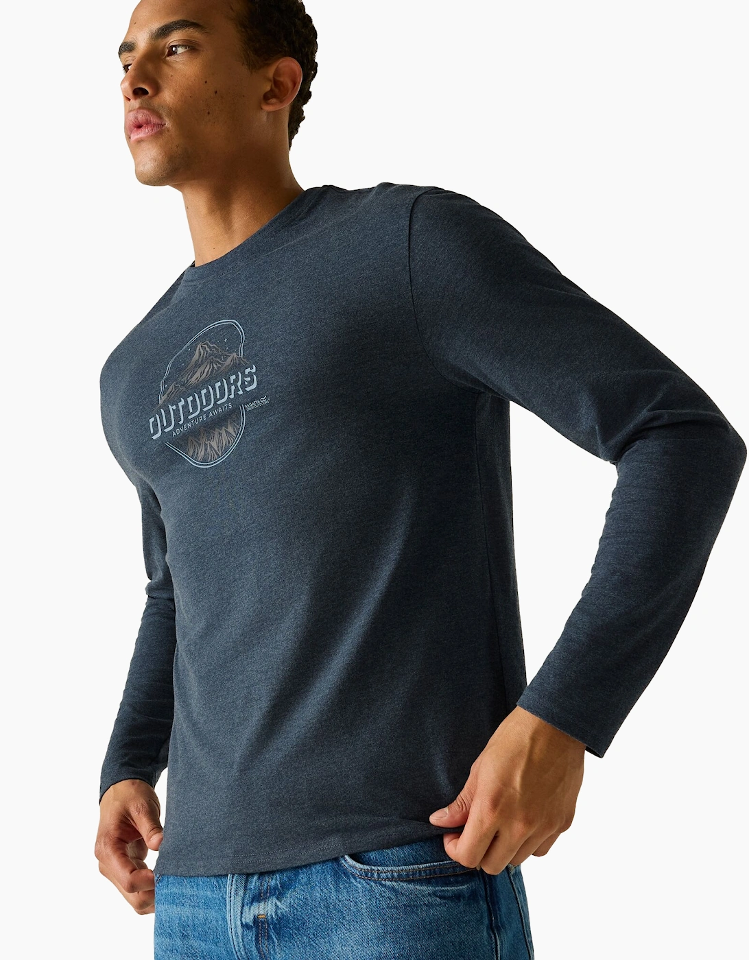 Regatta Mens Maylow Outdoors Long-Sleeved T-Shirt