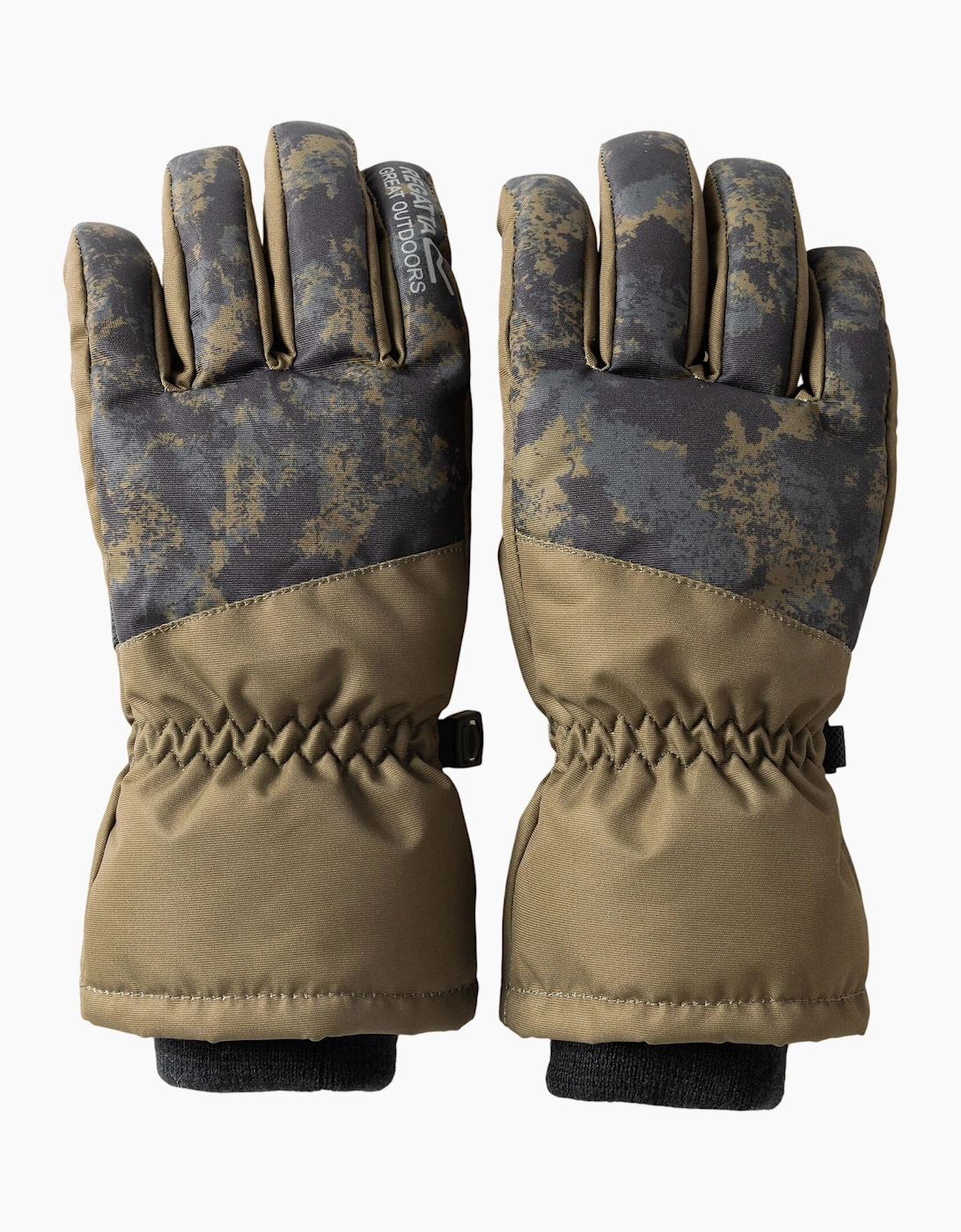 Regatta Childrens/Kids Arlie Textured Waterproof Distressed Ski Gloves