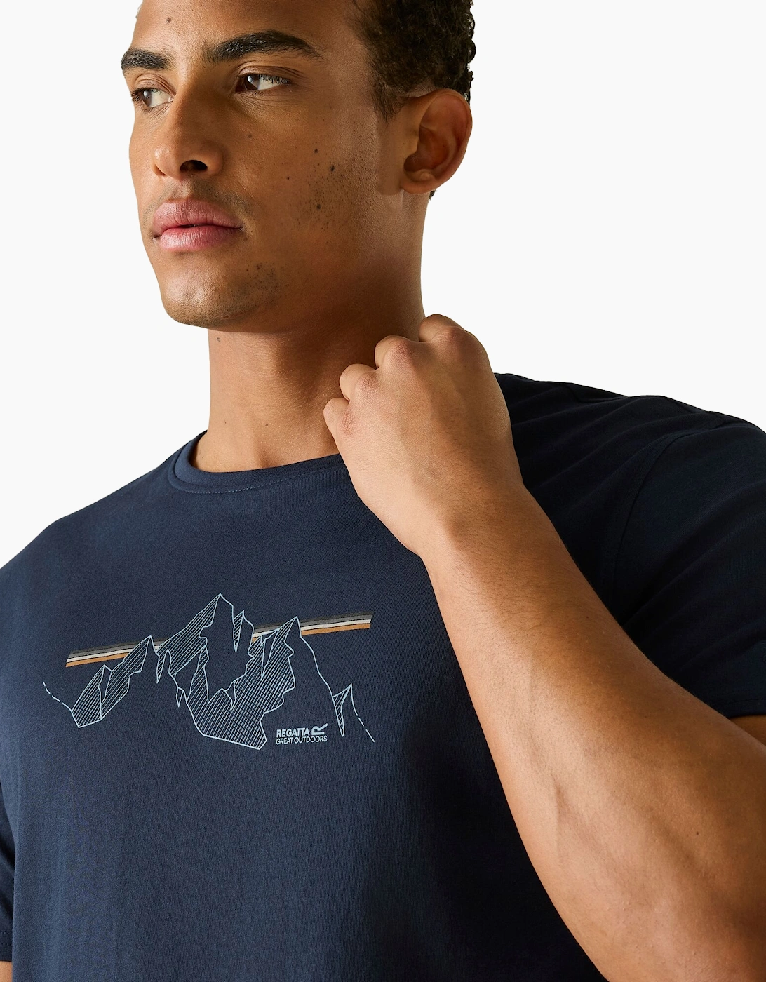 Regatta Mens Cline IX Mountain T-Shirt
