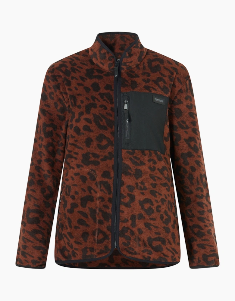 Regatta Womens/Ladies Frankie Leopard Full Zip Fleece Jacket
