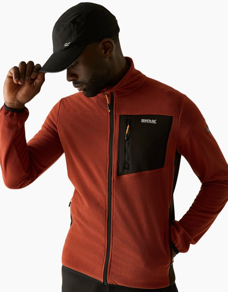 Regatta Mens Eadle Logo Full Zip Fleece