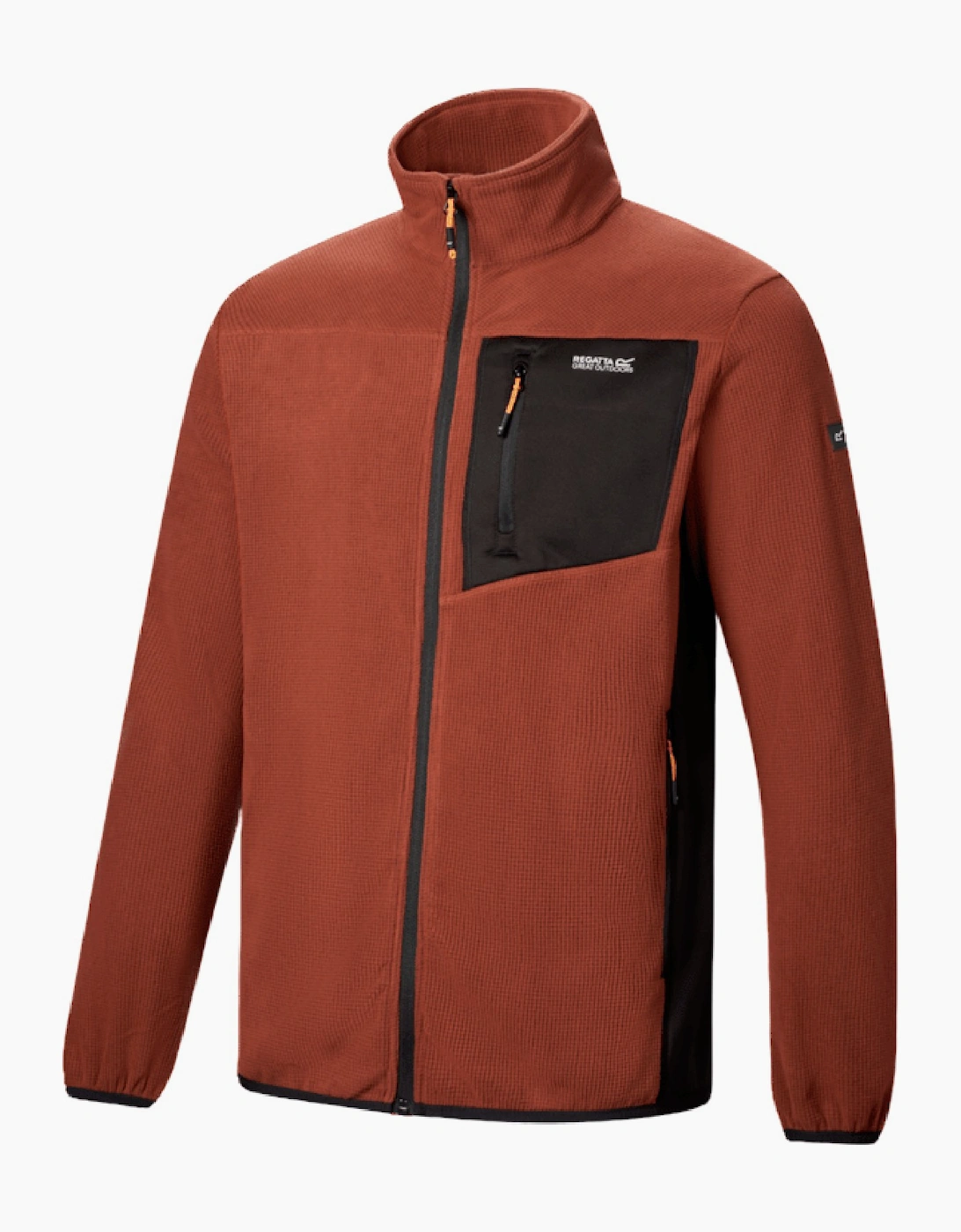 Regatta Mens Eadle Logo Full Zip Fleece