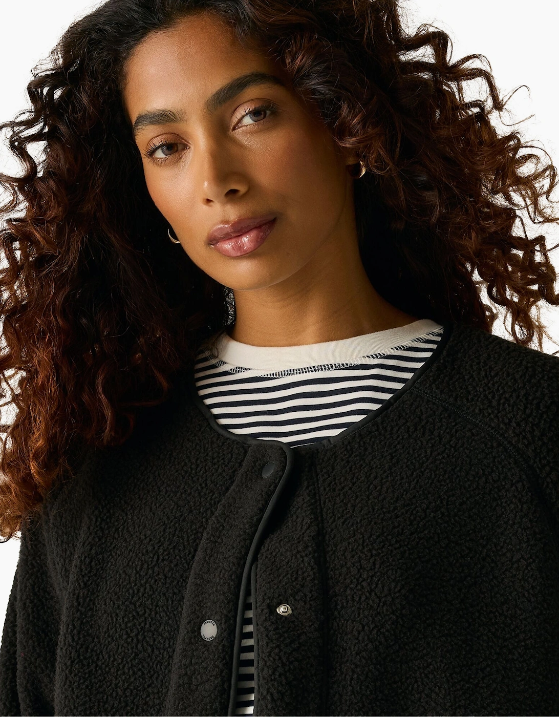 Regatta Womens/Ladies Lea Borg Snap-Front Fleece