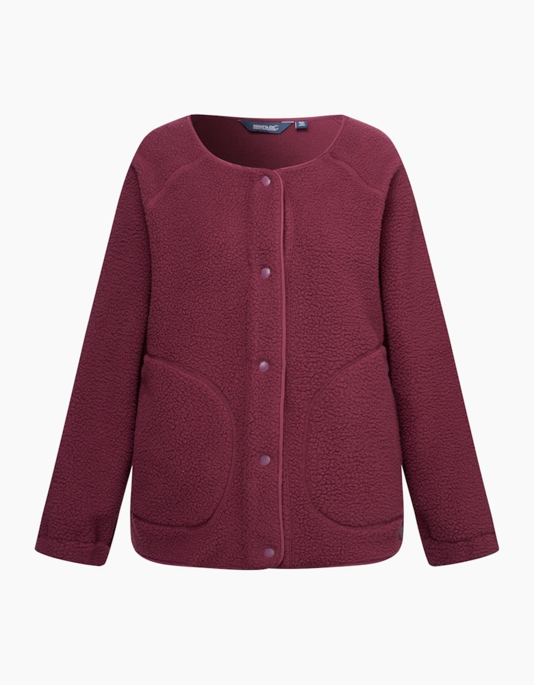 Regatta Womens/Ladies Lea Borg Snap-Front Fleece