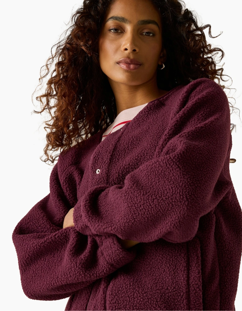 Regatta Womens/Ladies Lea Borg Snap-Front Fleece