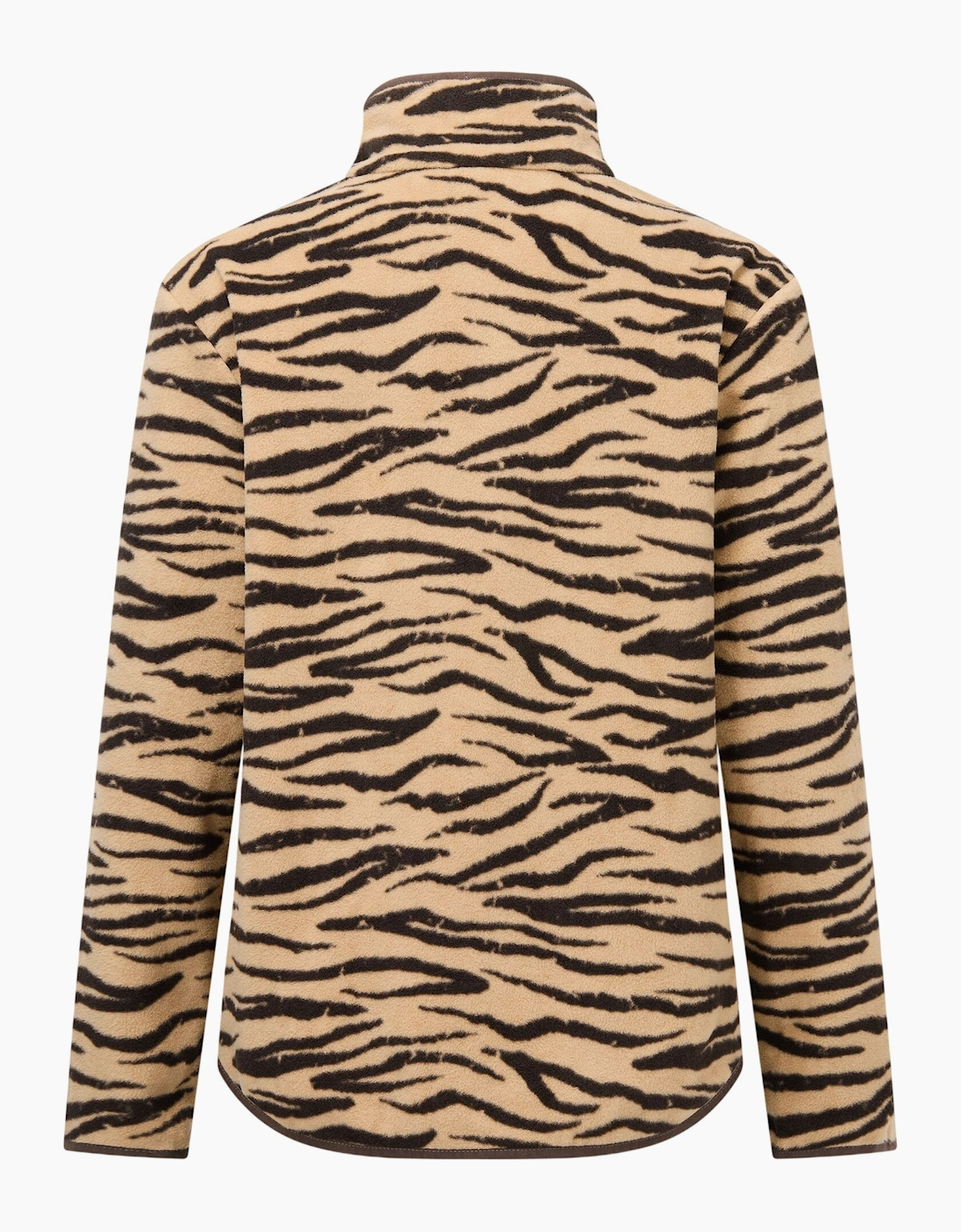 Regatta Womens/Ladies Frankie Zebra Print Half Zip Fleece Top