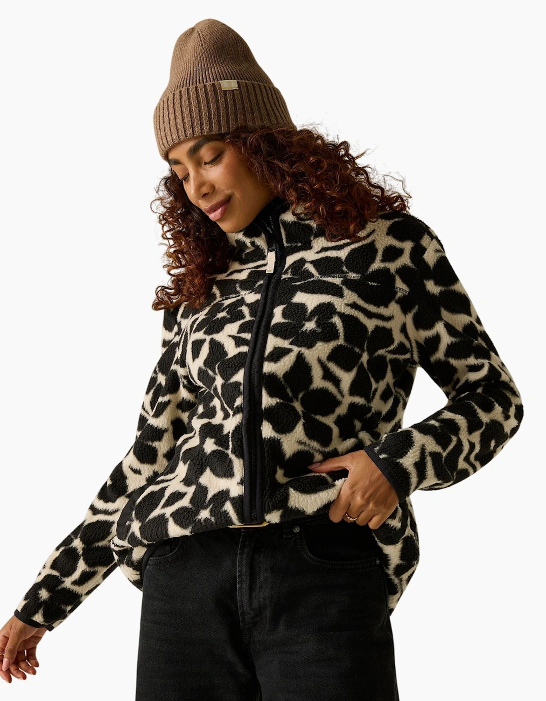 Regatta Womens/Ladies Frankie Floral Borg Full Zip Fleece Jacket