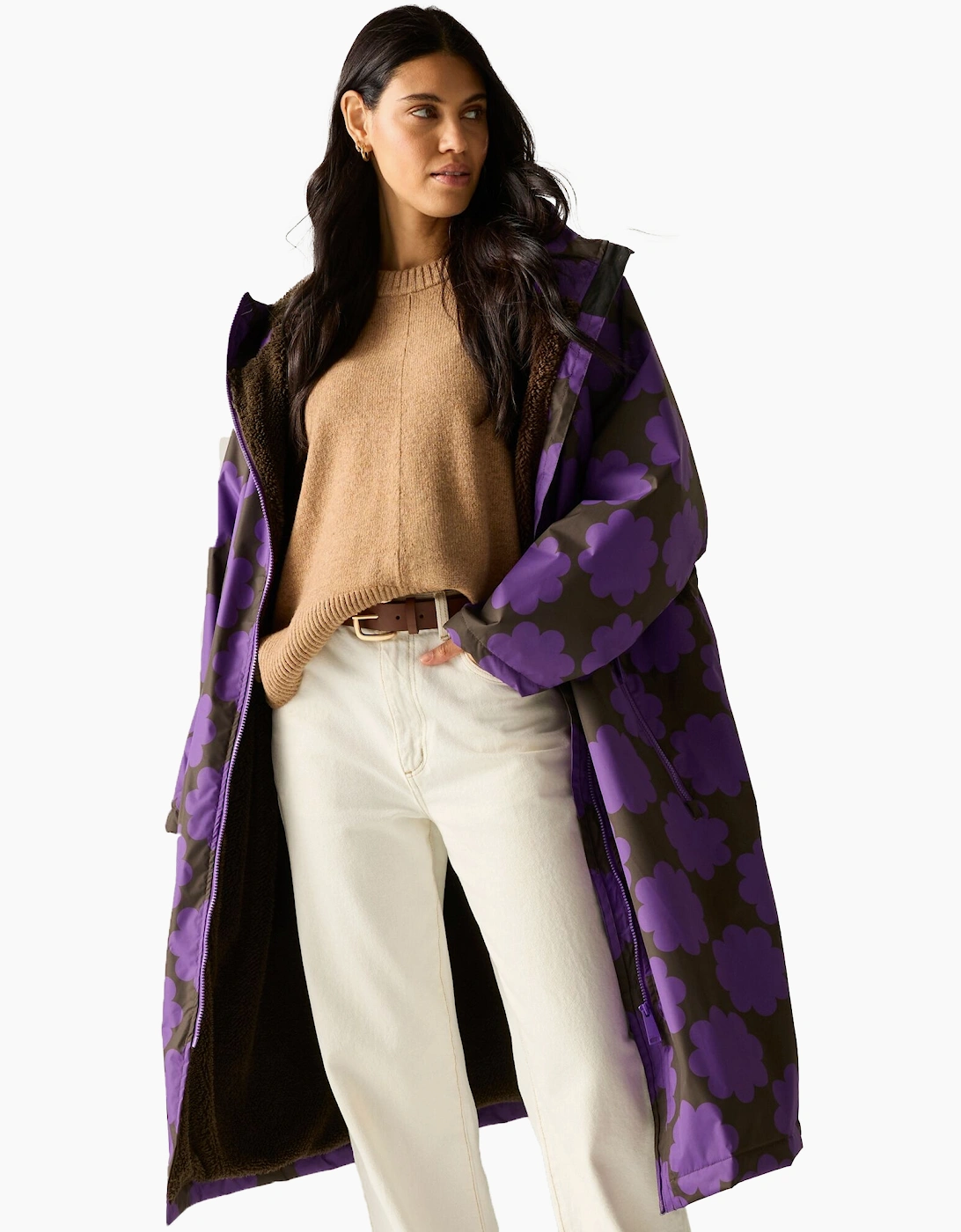 Regatta Womens/Ladies Orla Kiely Sun Daisy Changing Robe