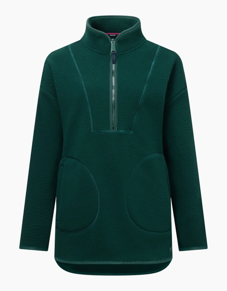 Regatta Womens/Ladies Frankie Borg Half Zip Longline Fleece Top