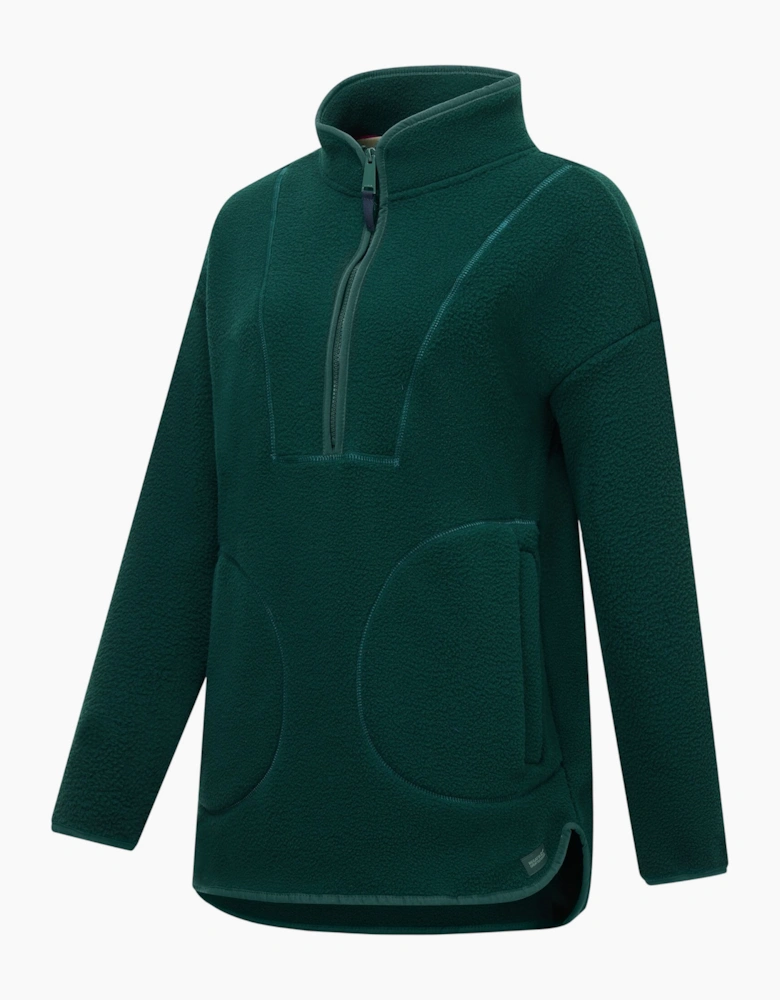 Regatta Womens/Ladies Frankie Borg Half Zip Longline Fleece Top