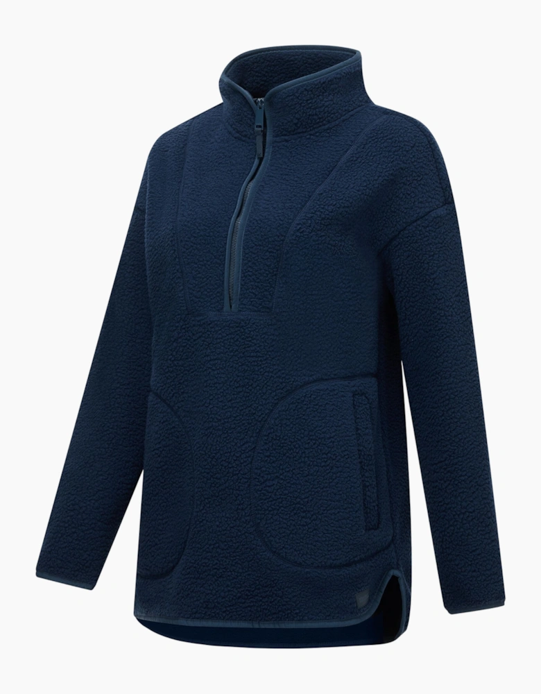 Regatta Womens/Ladies Frankie Borg Half Zip Longline Fleece Top