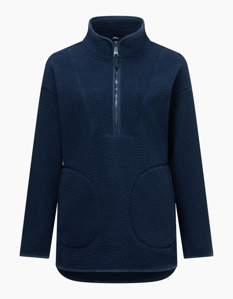 Regatta Womens/Ladies Frankie Borg Half Zip Longline Fleece Top