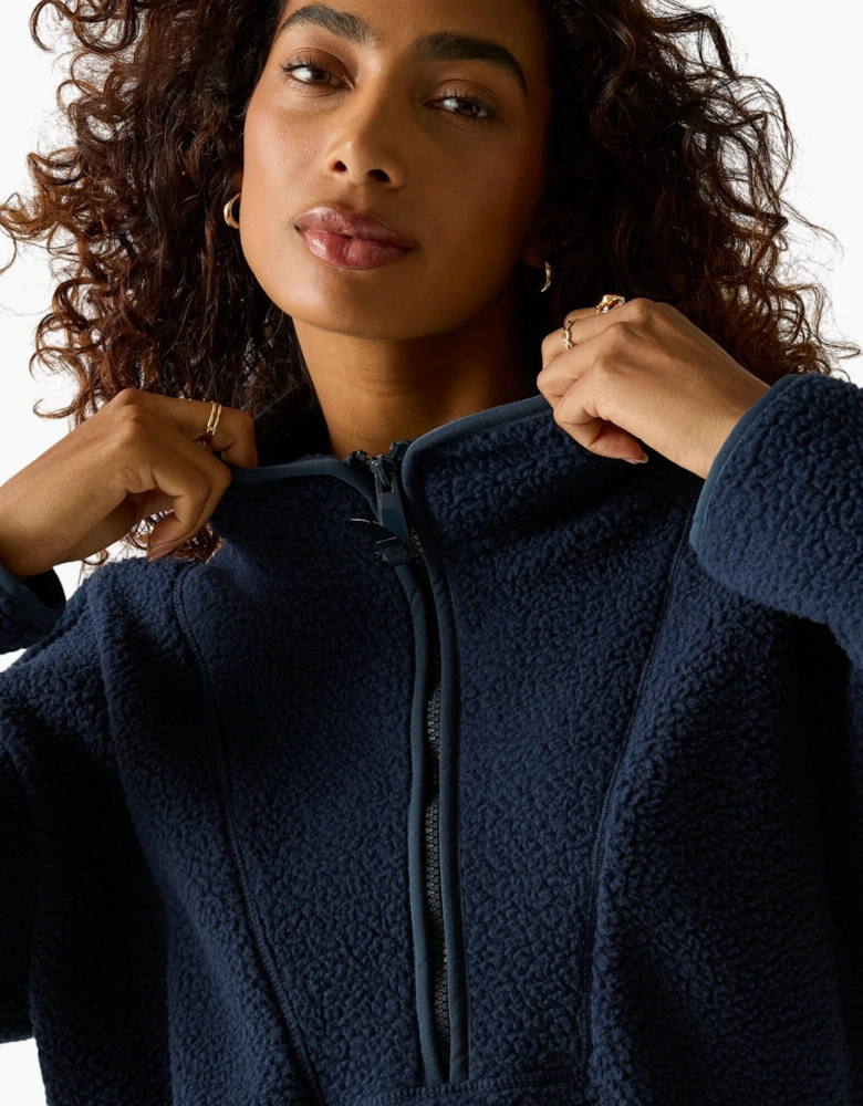 Regatta Womens/Ladies Frankie Borg Half Zip Longline Fleece Top