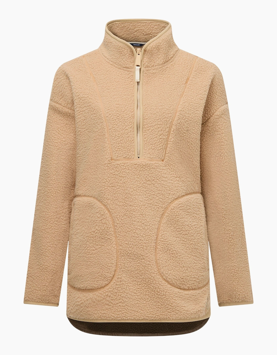 Regatta Womens/Ladies Frankie Borg Half Zip Longline Fleece Top
