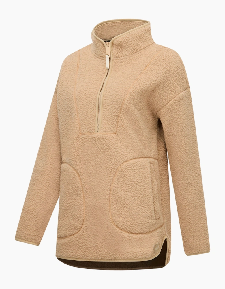 Regatta Womens/Ladies Frankie Borg Half Zip Longline Fleece Top
