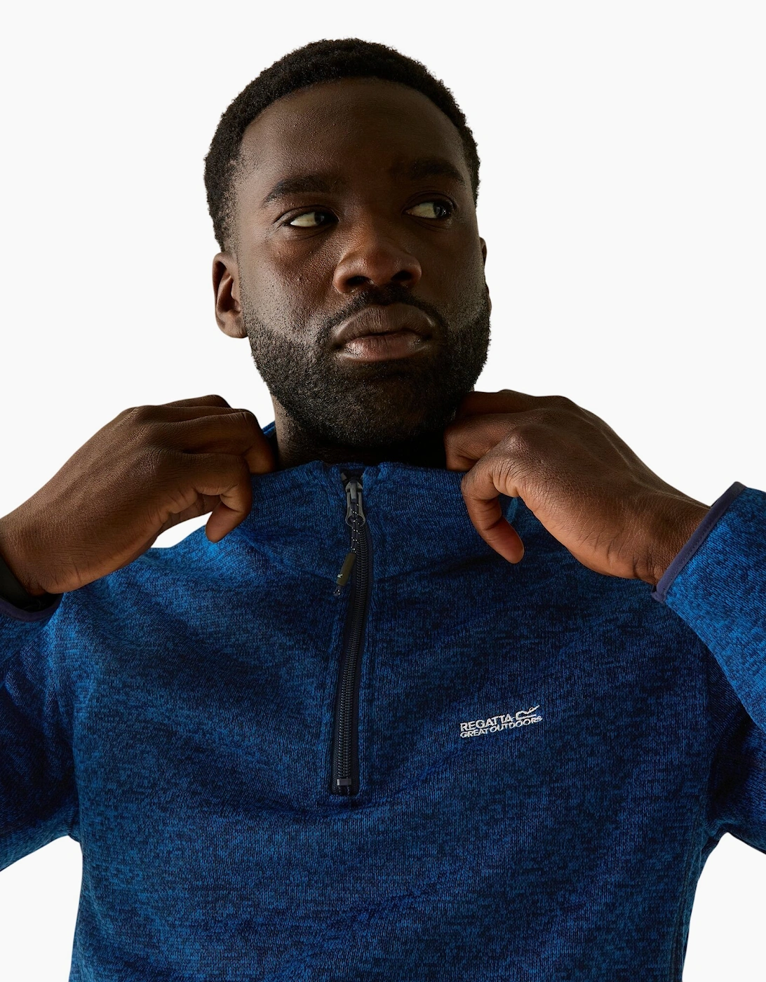 Regatta Mens Newhill Half Zip Fleece Top
