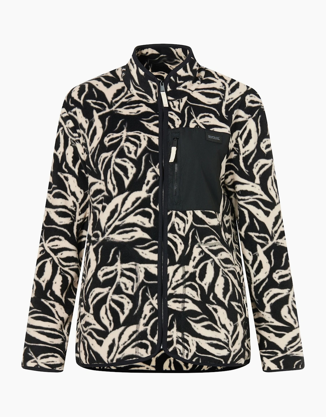 Regatta Women's Regatta Womens/Ladies Frankie Leaf Print Full Zip Fleece Jacket - Black/Multi