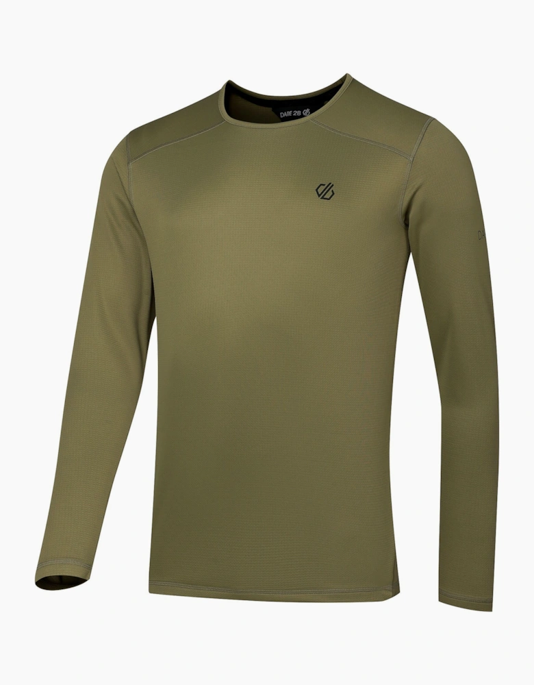 Dare 2B Mens Ventura Grid Crew Neck Fleece Top
