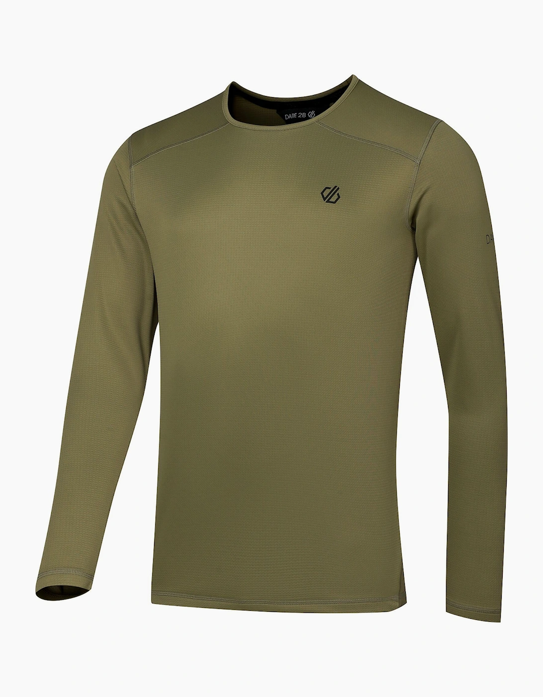 Dare 2B Mens Ventura Grid Crew Neck Fleece Top