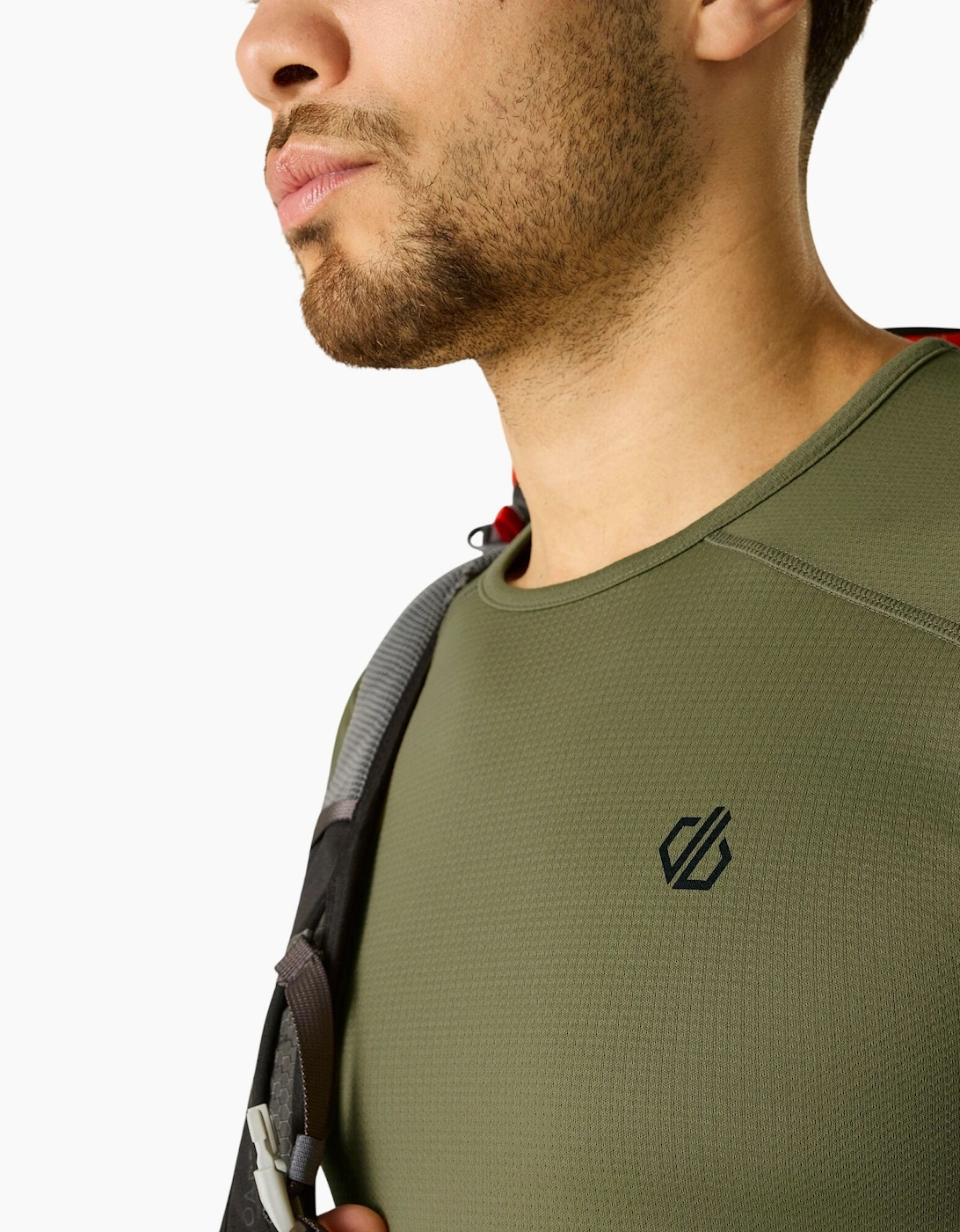Dare 2B Mens Ventura Grid Crew Neck Fleece Top