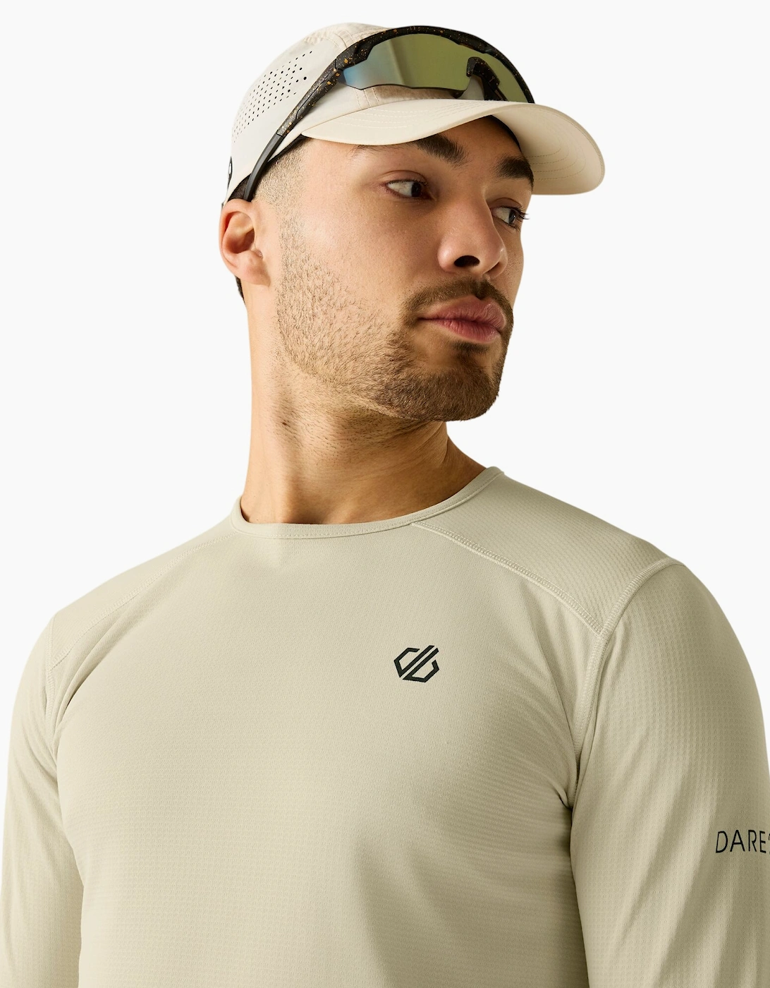 Dare 2B Mens Ventura Grid Crew Neck Fleece Top