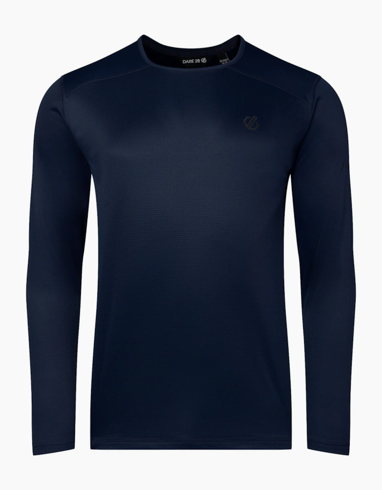 Dare 2B Mens Ventura Grid Crew Neck Fleece Top