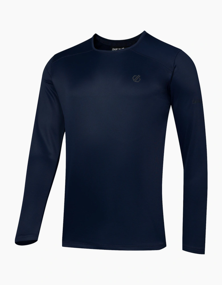 Dare 2B Mens Ventura Grid Crew Neck Fleece Top