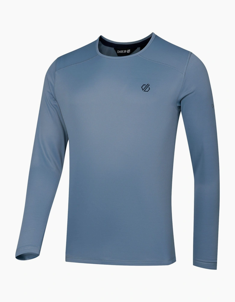 Dare 2B Mens Ventura Grid Crew Neck Fleece Top