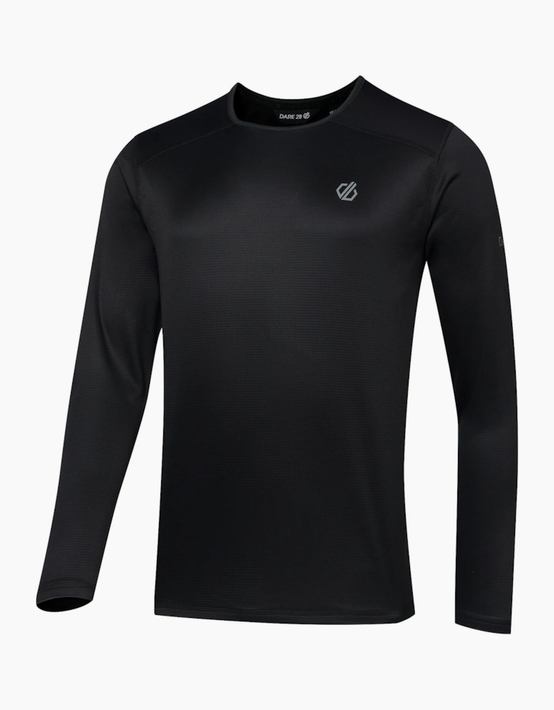 Dare 2B Mens Ventura Grid Crew Neck Fleece Top