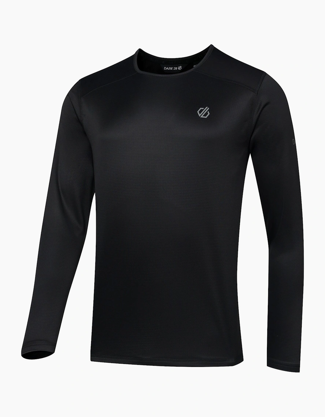 Dare 2B Mens Ventura Grid Crew Neck Fleece Top