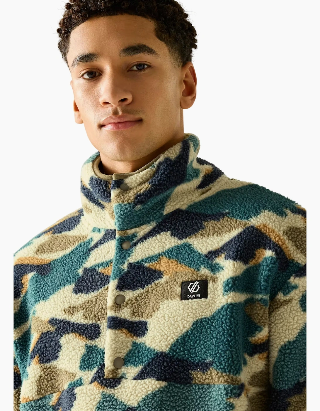 Dare 2B Mens Mountain Borg Quarter Zip Fleece Top