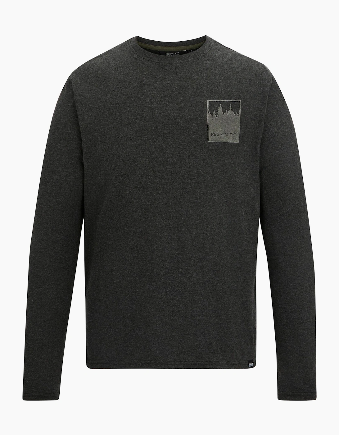 Regatta Mens Maylow Retro Poster Back Print Long-Sleeved T-Shirt