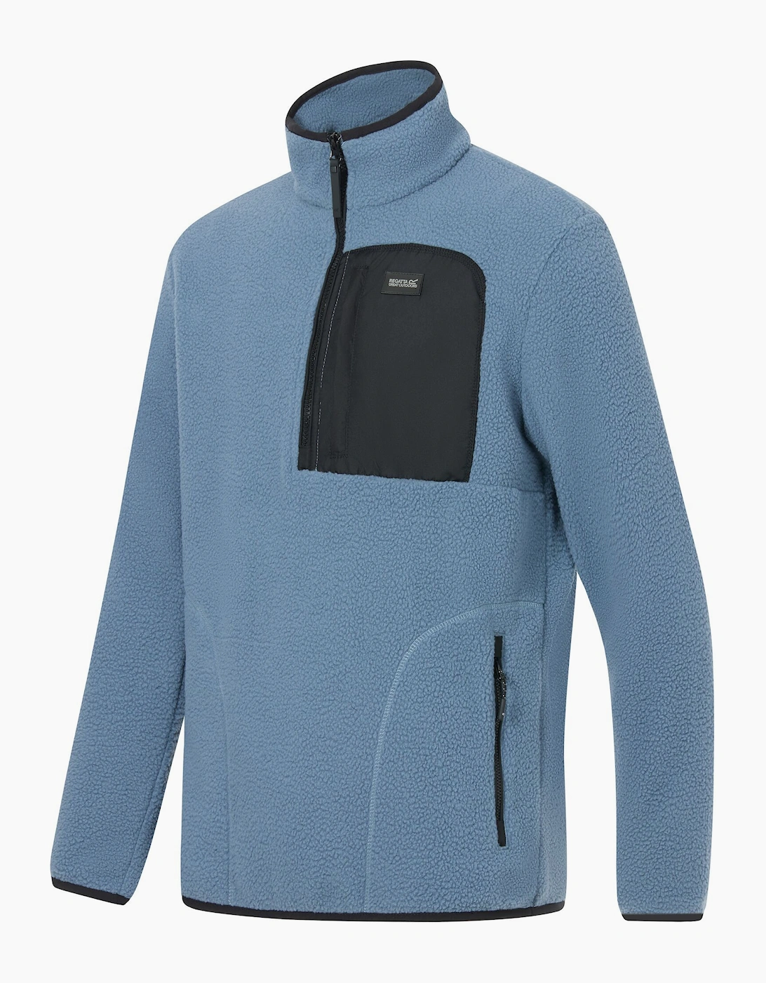 Regatta Mens Frankie Borg Quarter Zip Fleece Jacket