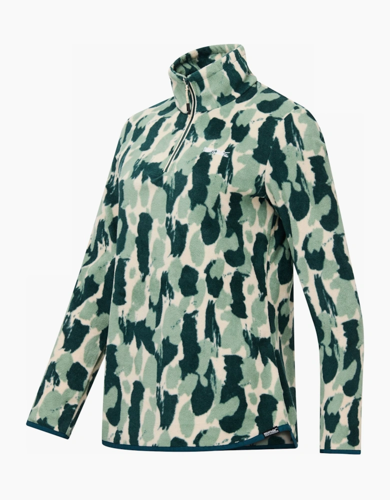 Regatta Womens/Ladies Margot Brush Stroke Quarter Zip Fleece Top