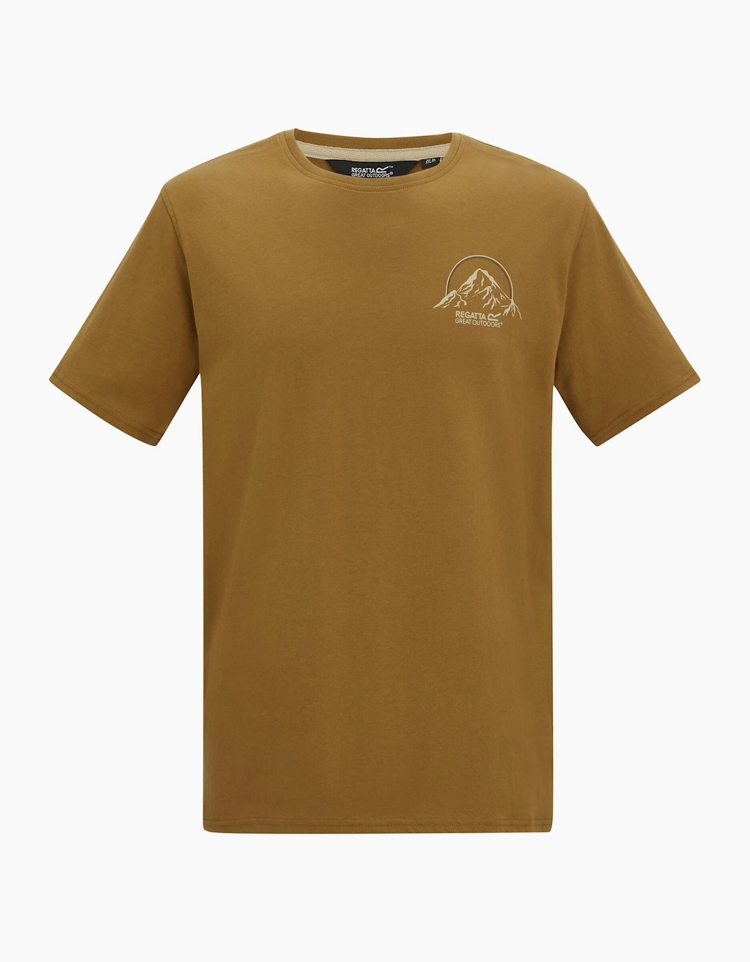 Regatta Men's Regatta Mens Cline IX Original Outdoor Back Print T-Shirt - Tan