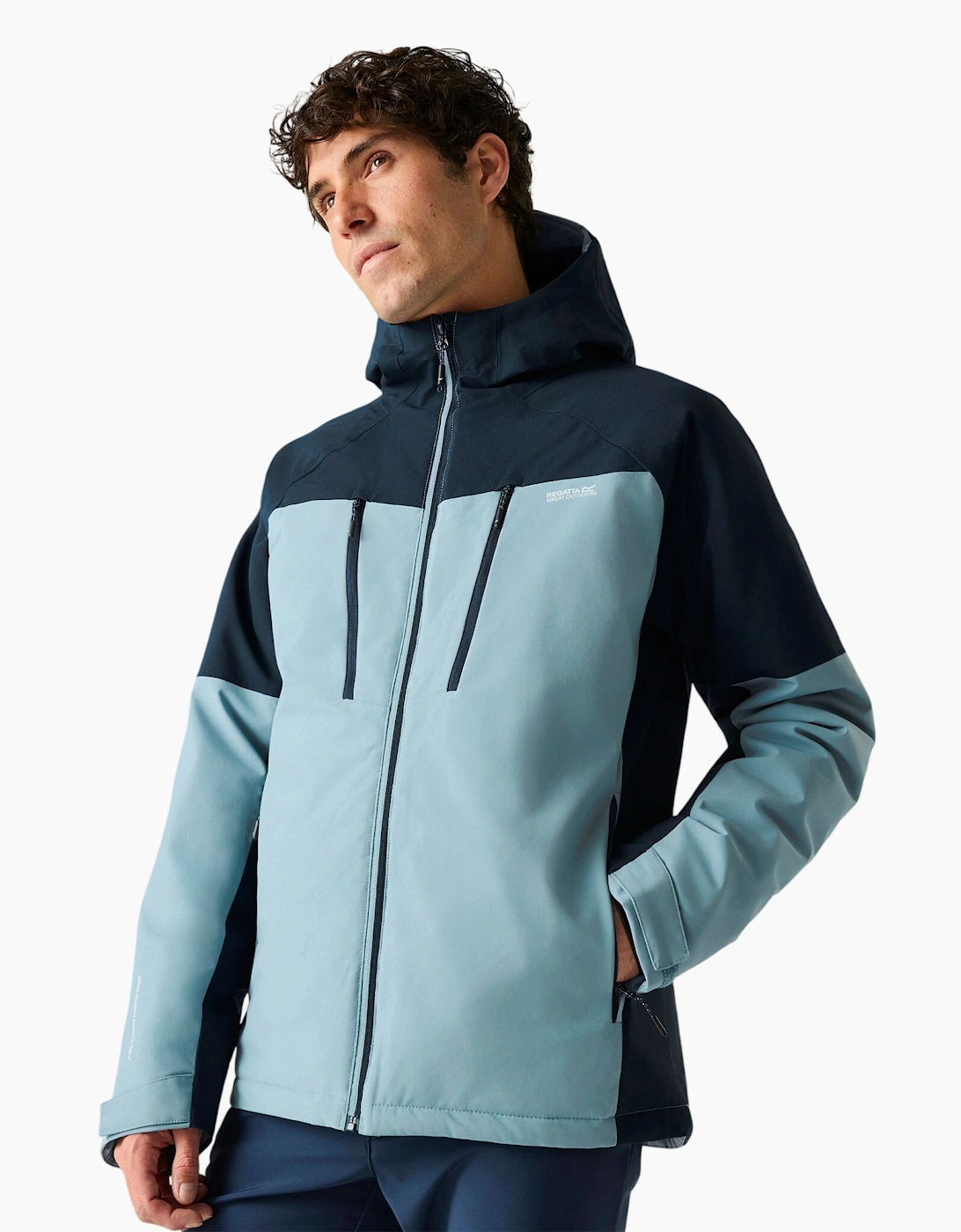 Regatta Mens Highton Two Tone Waterproof Stretch Insulated Jacket
