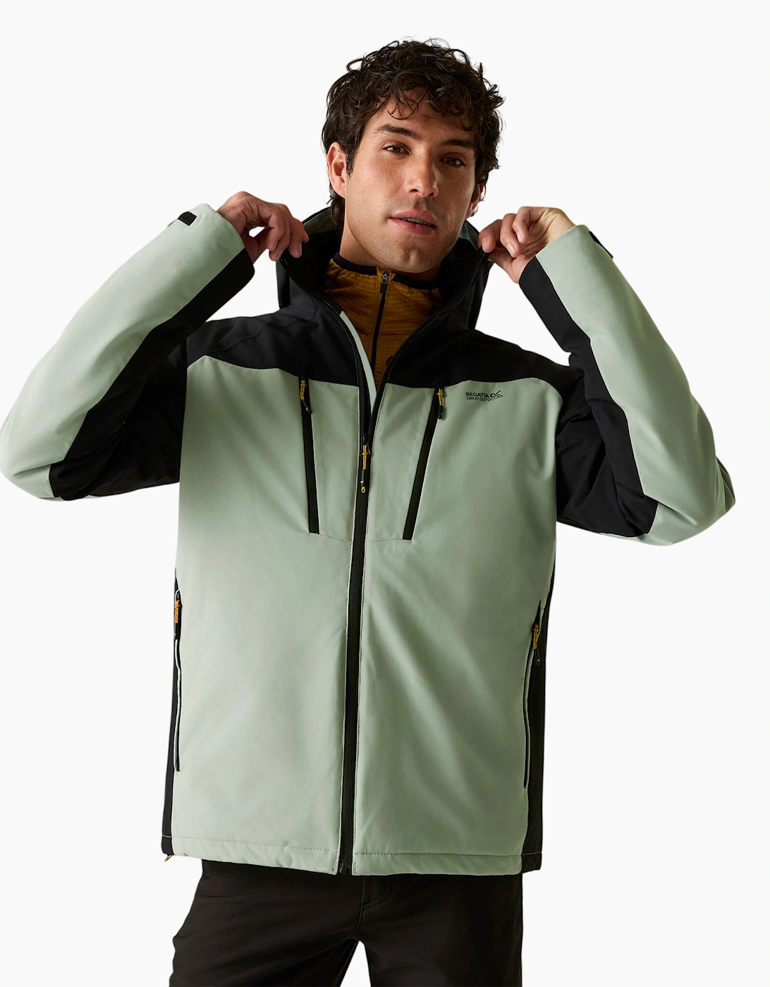 Regatta Mens Highton Two Tone Waterproof Stretch Insulated Jacket