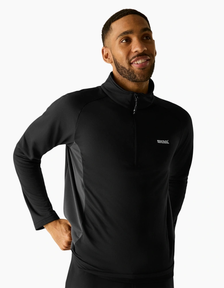 Regatta Mens Thiek Logo Fleece Midlayer