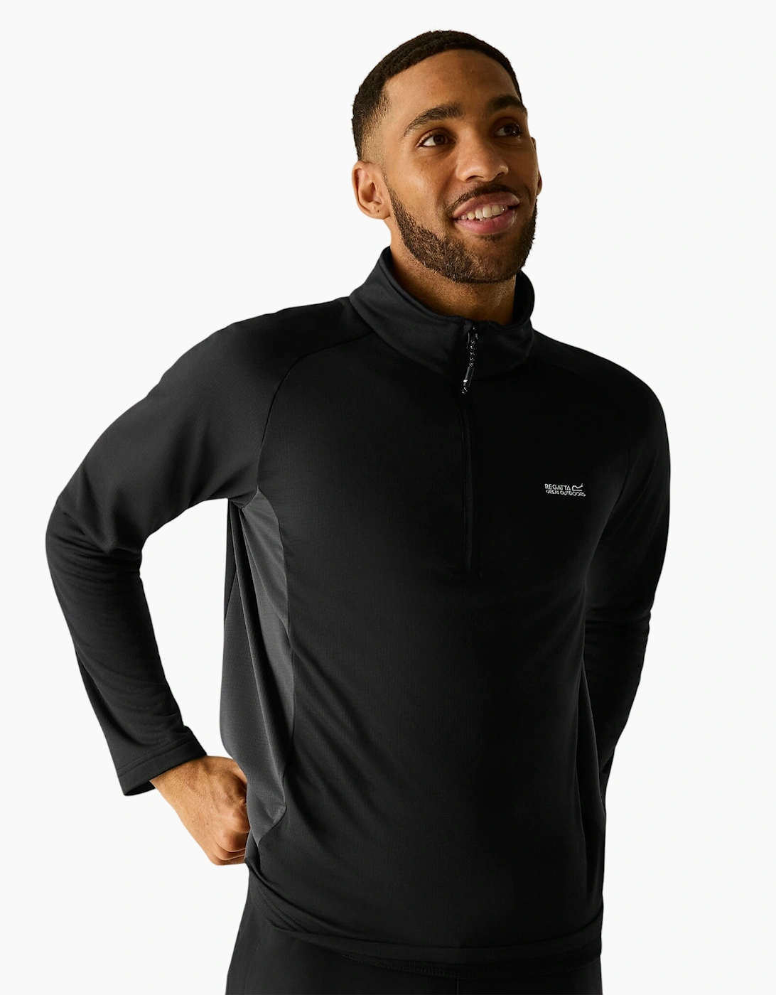 Regatta Mens Thiek Logo Fleece Midlayer