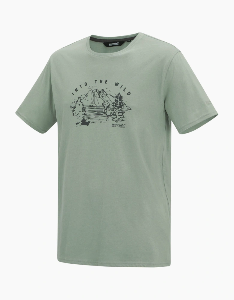 Regatta Mens Cline IX Mountain T-Shirt