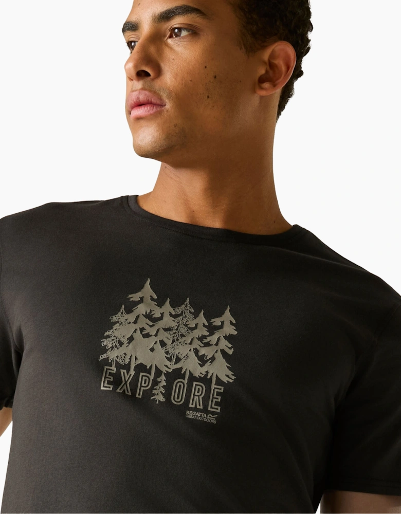 Regatta Mens Cline IX Explore Forest Trees T-Shirt