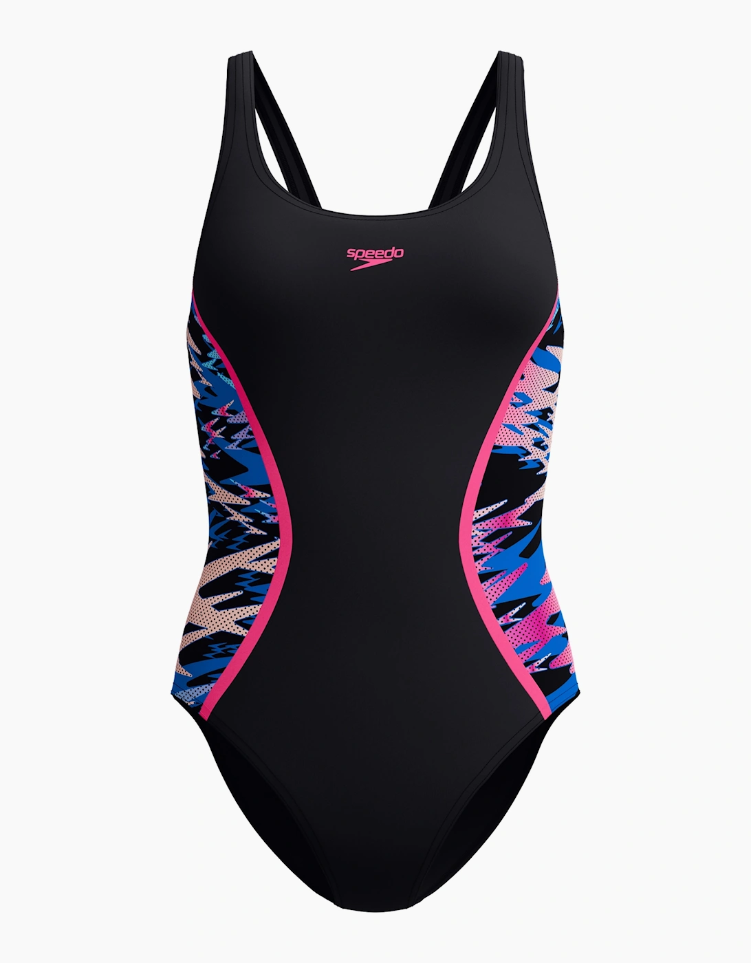 Speedo Womens/Ladies Hyperboom Splice Muscleback One Piece Swimsuit