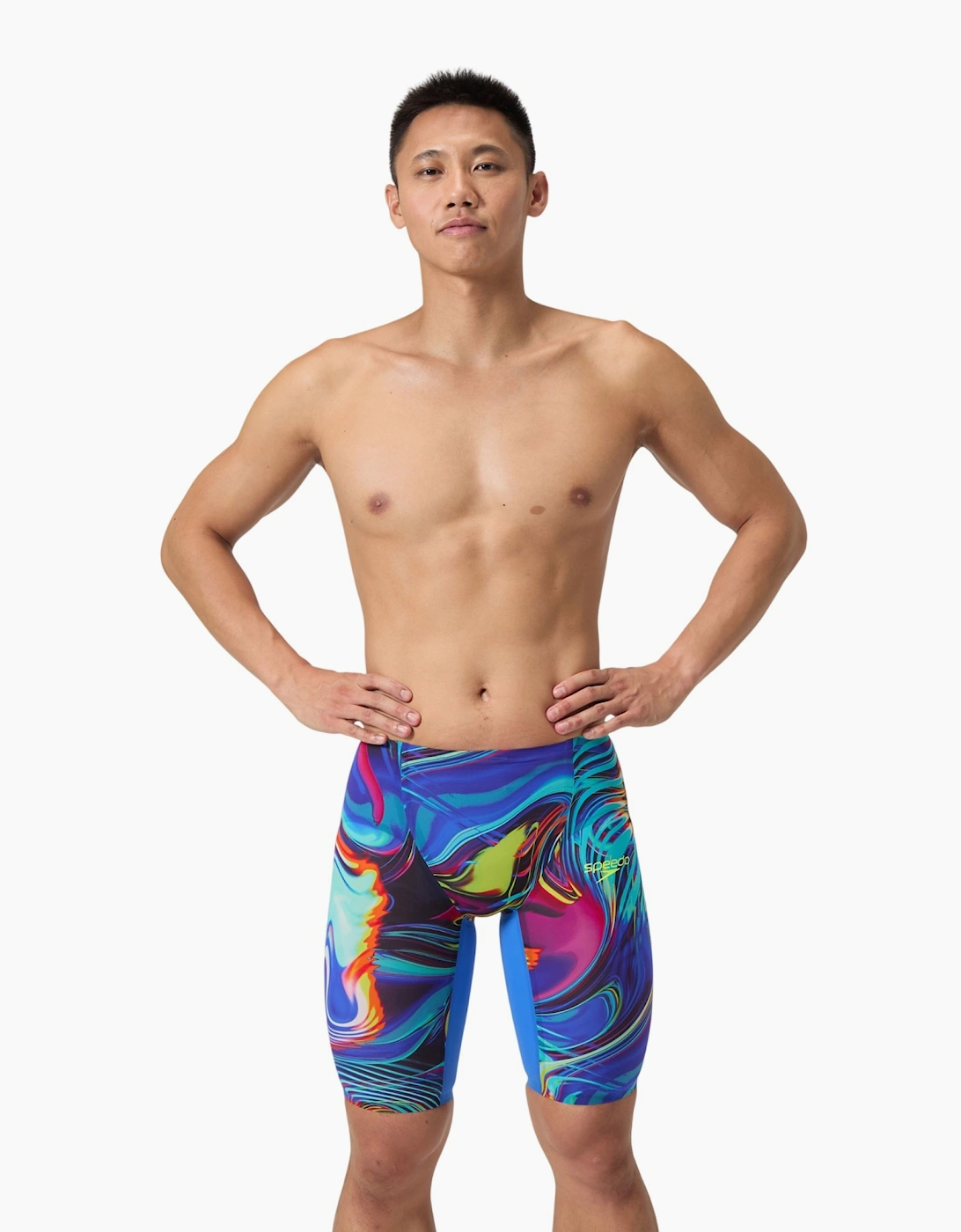 Speedo Mens Fastskin LZR Pure Valor 2.0 Psychedelic Jammer Shorts
