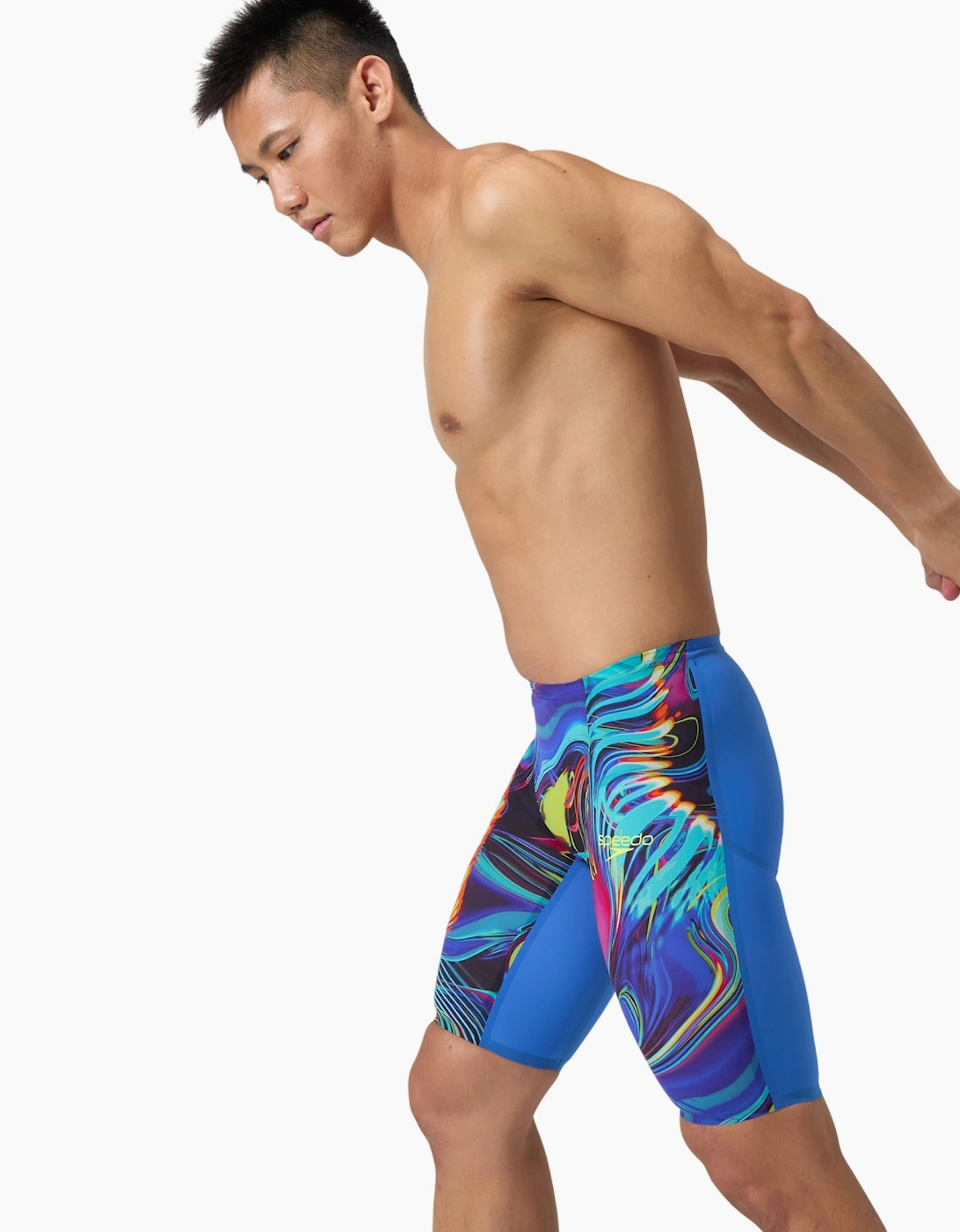 Speedo Mens Fastskin LZR Pure Valor 2.0 Psychedelic Jammer Shorts