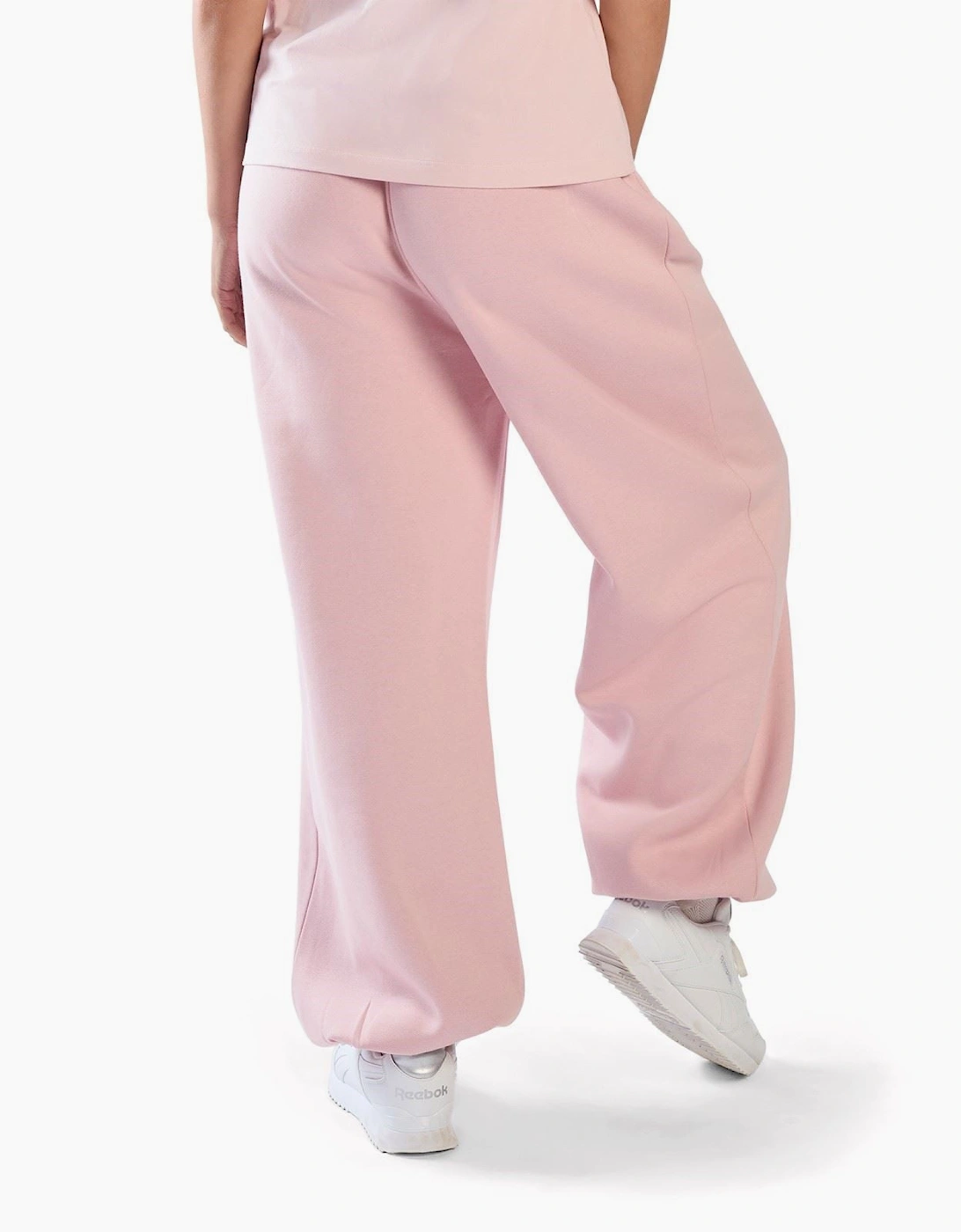 Reebok Relaxed Fleece Joggers Cotton Women's Pink Joggers