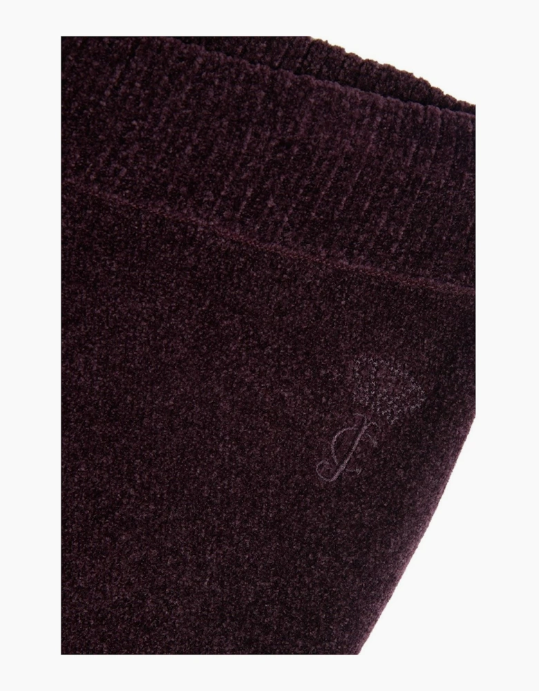 Juicy Couture Jama Knit Pant Women's Wine Joggers